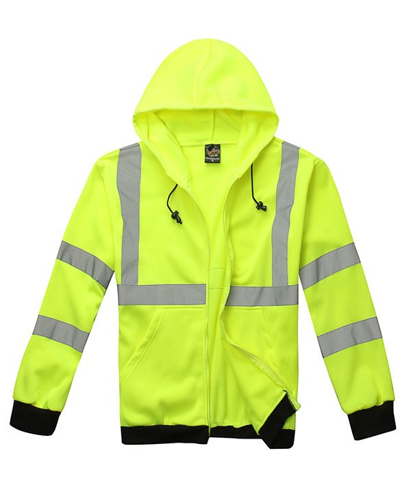 Hi-Vis Safety Hoodie Jacket